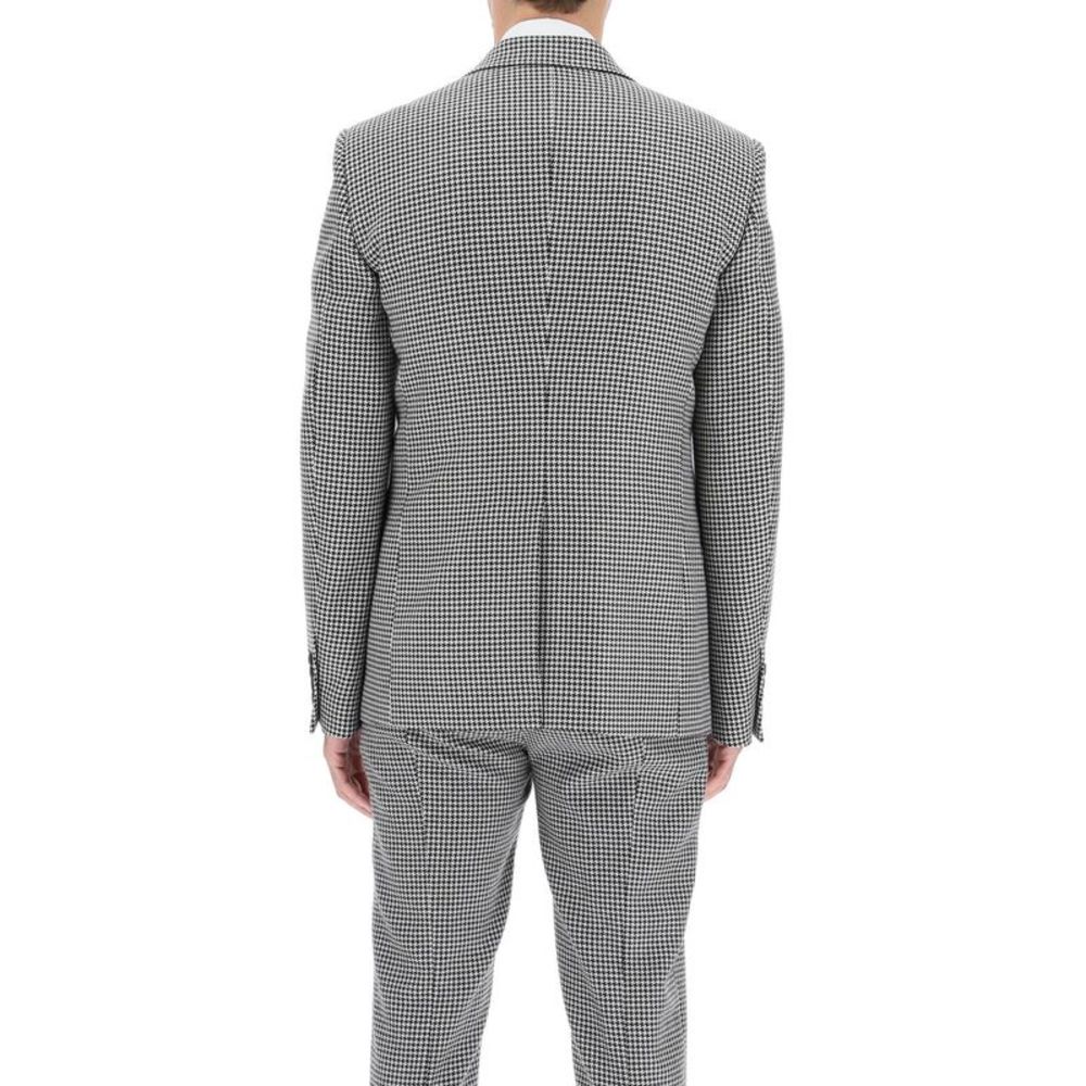 Alexander Mcqueen Houndstooth Wool Blazer - Picture 3 of 4